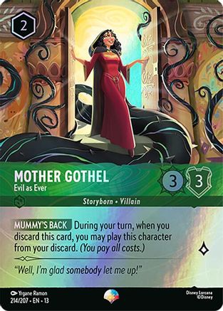 Mother Gothel - Evil as Ever (Epic) (214/204) [Attack of the Vine] Holofoil
