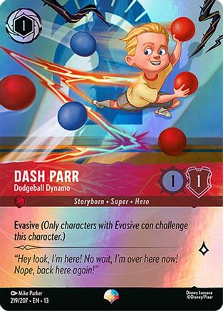 Dash Parr - Dodgeball Dynamo (Epic) (219/204) [Attack of the Vine] Holofoil