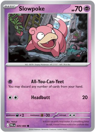 Slowpoke 029 [ME05 Pitch Black]