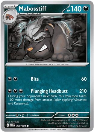 Mabosstiff 058 [ME05 Pitch Black]