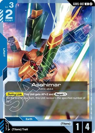 Asshimar (GD05-007) [Freedom Ascension]
