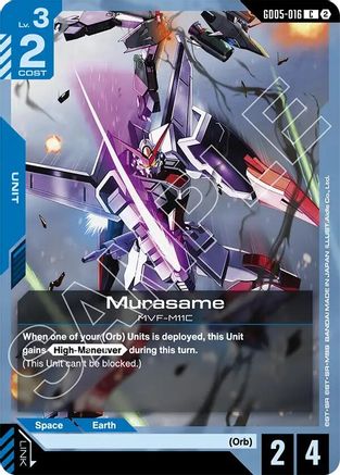 Murasame (GD05-016) [Freedom Ascension]