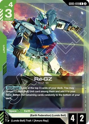 Re-GZ (GD05-019) [Freedom Ascension] Holofoil