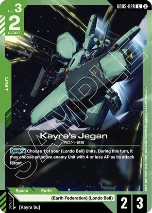 Kayra's Jegan (GD05-028) [Freedom Ascension]