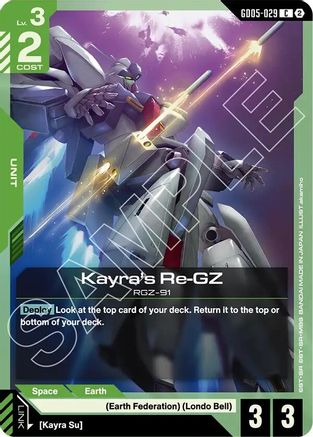 Kayra's Re-GZ (GD05-029) [Freedom Ascension]