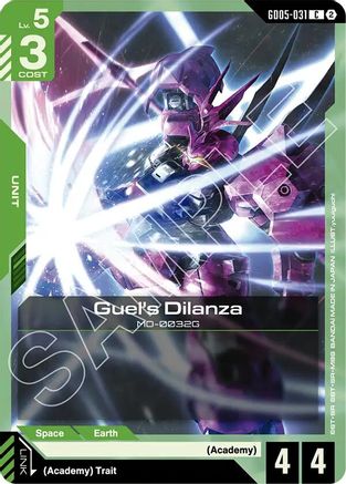 Guel's Dilanza (GD05-031) [Freedom Ascension]