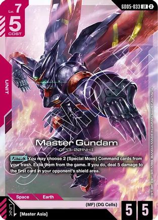 Master Gundam (GD05-033) [Freedom Ascension] Holofoil