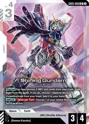Shining Gundam (GD05-066) (GD05-066) [Freedom Ascension] Holofoil