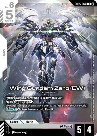 Wing Gundam Zero (EW) (GD05-067) [Freedom Ascension] Holofoil
