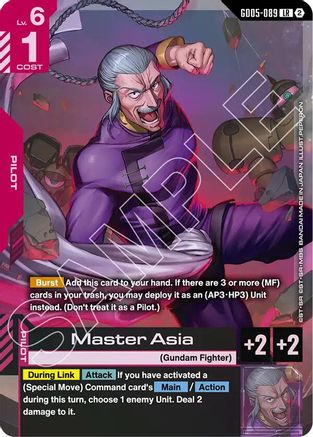 Master Asia (GD05-089) [Freedom Ascension] Holofoil
