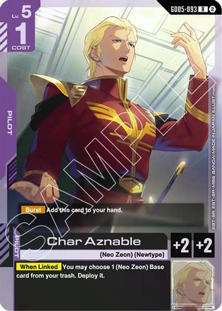 Char Aznable (GD05-093) [Freedom Ascension] Holofoil