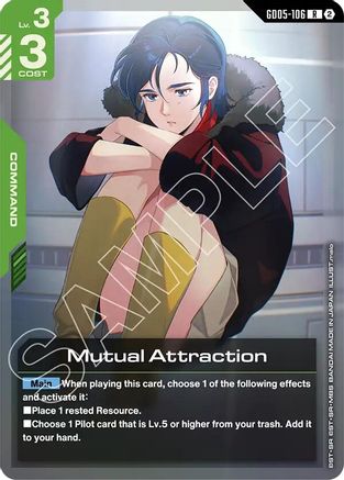 Mutual Attraction (GD05-106) [Freedom Ascension] Holofoil