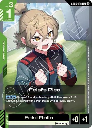 Felsi's Plea (GD05-109) [Freedom Ascension]