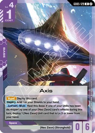 Axis (GD05-129) [Freedom Ascension] Holofoil