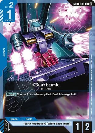 Guntank (GD01-008) [Deck Build Box Freedom Ascension]