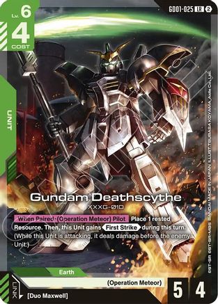 Gundam Deathscythe (GD01-025) [Deck Build Box Freedom Ascension]