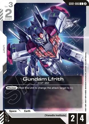 Gundam Lfrith (GD01-086) [Deck Build Box Freedom Ascension]