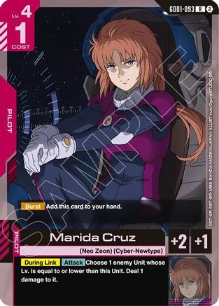 Marida Cruz (GD01-093) [Deck Build Box Freedom Ascension]