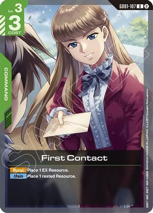 First Contact (GD01-107) [Deck Build Box Freedom Ascension]