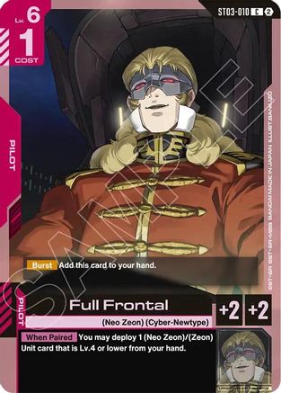 Full Frontal (ST03-010) [Deck Build Box Freedom Ascension]