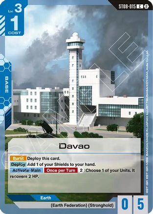 Davao (ST08-015) [Deck Build Box Freedom Ascension]