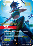 Akali, Deadly Weapon (021/166) [Vendetta] Foil