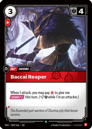 Baccai Reaper (009/166) [Vendetta] Foil