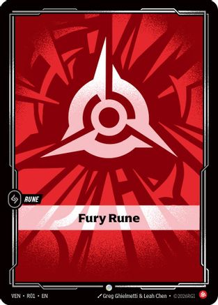 Fury Rune (R01) [Vendetta] Foil