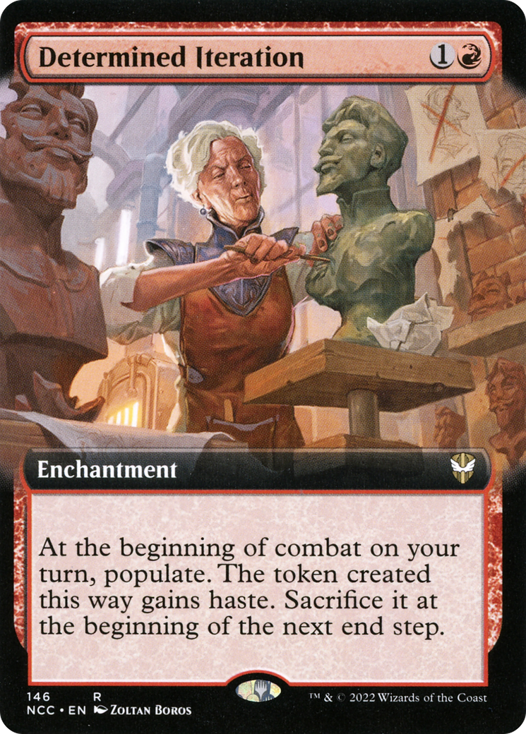 Determined Iteration (Extended Art): (Extended Art) [New Capenna Commander]