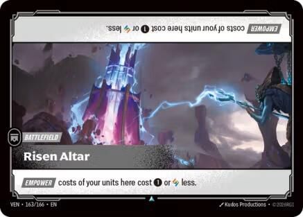 Risen Altar (163/166) [Vendetta] Foil