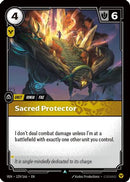 Sacred Protector (129/166) [Vendetta] Foil