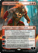 Ajani Unrelenting (Borderless) [Reality Fracture] Foil