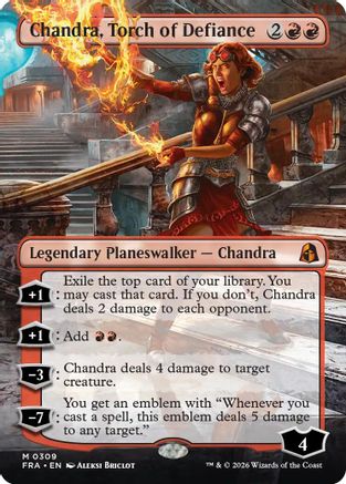 Chandra, Torch of Defiance (Borderless) [Reality Fracture]