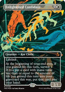 Enlightened Confidant (Borderless) (0439) [Reality Fracture] Foil