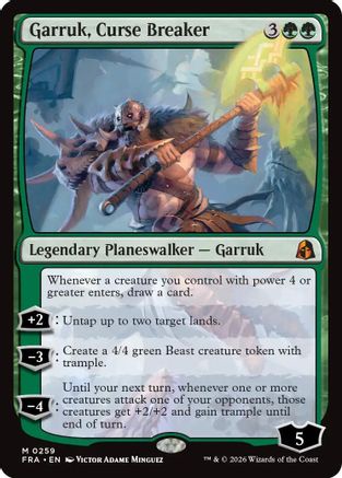 Garruk, Curse Breaker [Reality Fracture] Foil