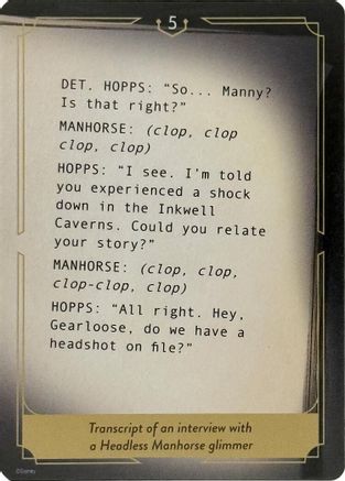 Whispers in the Well Case File Cards (5 of 18)  [Whispers in the Well]