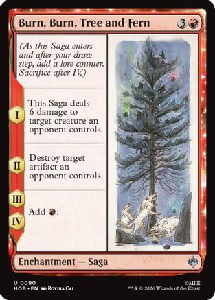 Burn, Burn, Tree and Fern [The Hobbit]