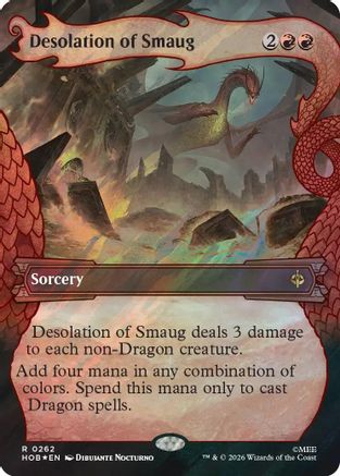 Desolation of Smaug (Showcase) (Surge Foil) [The Hobbit] Foil