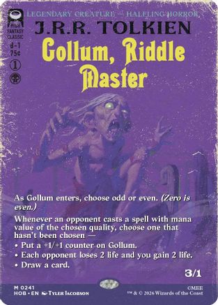 Gollum, Riddle Master (Borderless) [The Hobbit]
