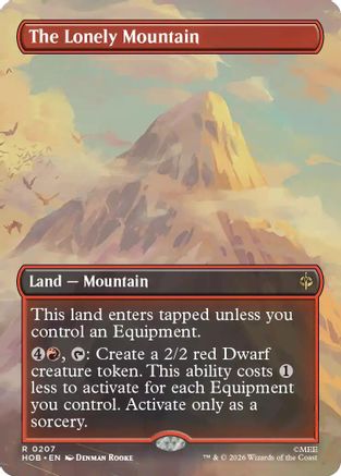 The Lonely Mountain (Borderless) (0207) [The Hobbit] Foil