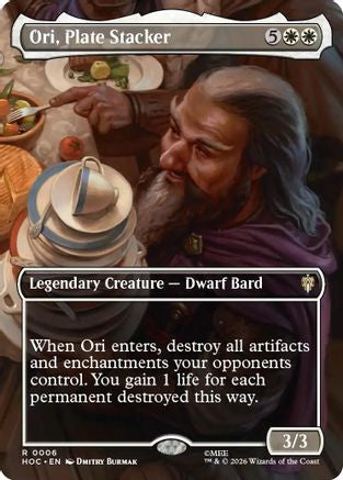 Ori, Plate Stacker (Borderless) [The Hobbit: Eternal-Legal] Foil