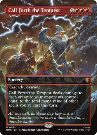 Call Forth the Tempest (Borderless) [The Hobbit: Eternal-Legal]