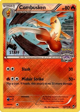 Combusken - 13/111 (State Championships) [Staff] [League & Championship Cards] - Reverse Holofoil