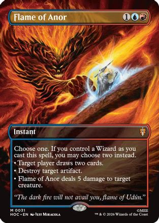 Flame of Anor (Borderless) [The Hobbit: Eternal-Legal] Foil