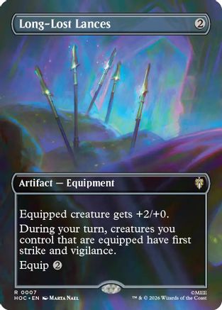 Long-Lost Lances (Borderless) [The Hobbit: Eternal-Legal] Foil