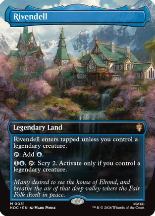 Rivendell (Borderless) [The Hobbit: Eternal-Legal] Foil