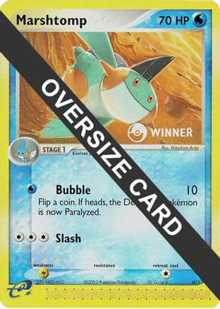 Marshtomp (e-League) [Winner] 011 [Jumbo Cards]  - Holofoil