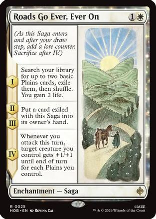 Roads Go Ever, Ever On [The Hobbit] Foil