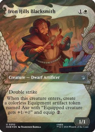 Iron Hills Blacksmith (Showcase) (Surge Foil) [The Hobbit] Foil