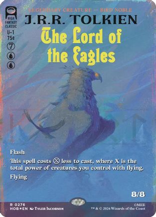 The Lord of the Eagles (Borderless) (Surge Foil) [The Hobbit] Foil